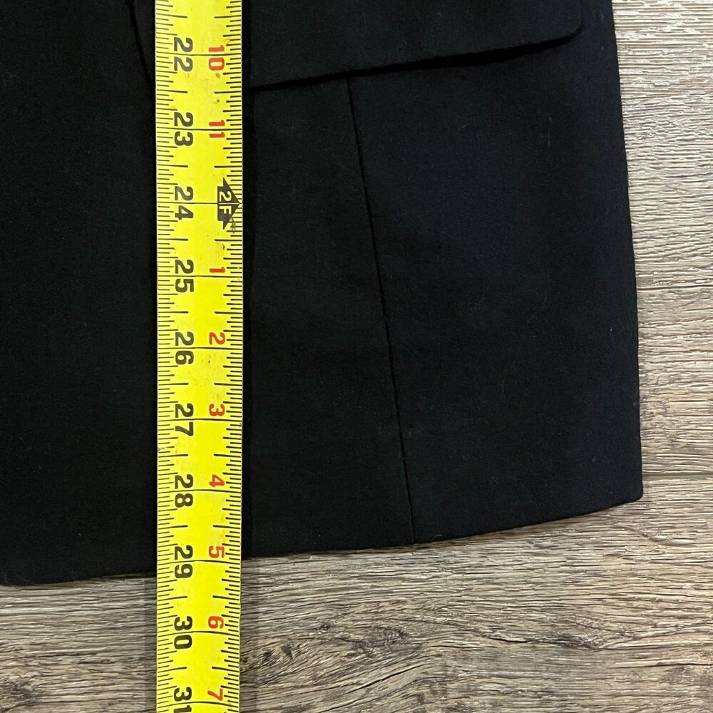 Vintage 90s Pendleton Wool Blazer Gold Buttons USA Made Womens 14 Black - Picture 7 of 8